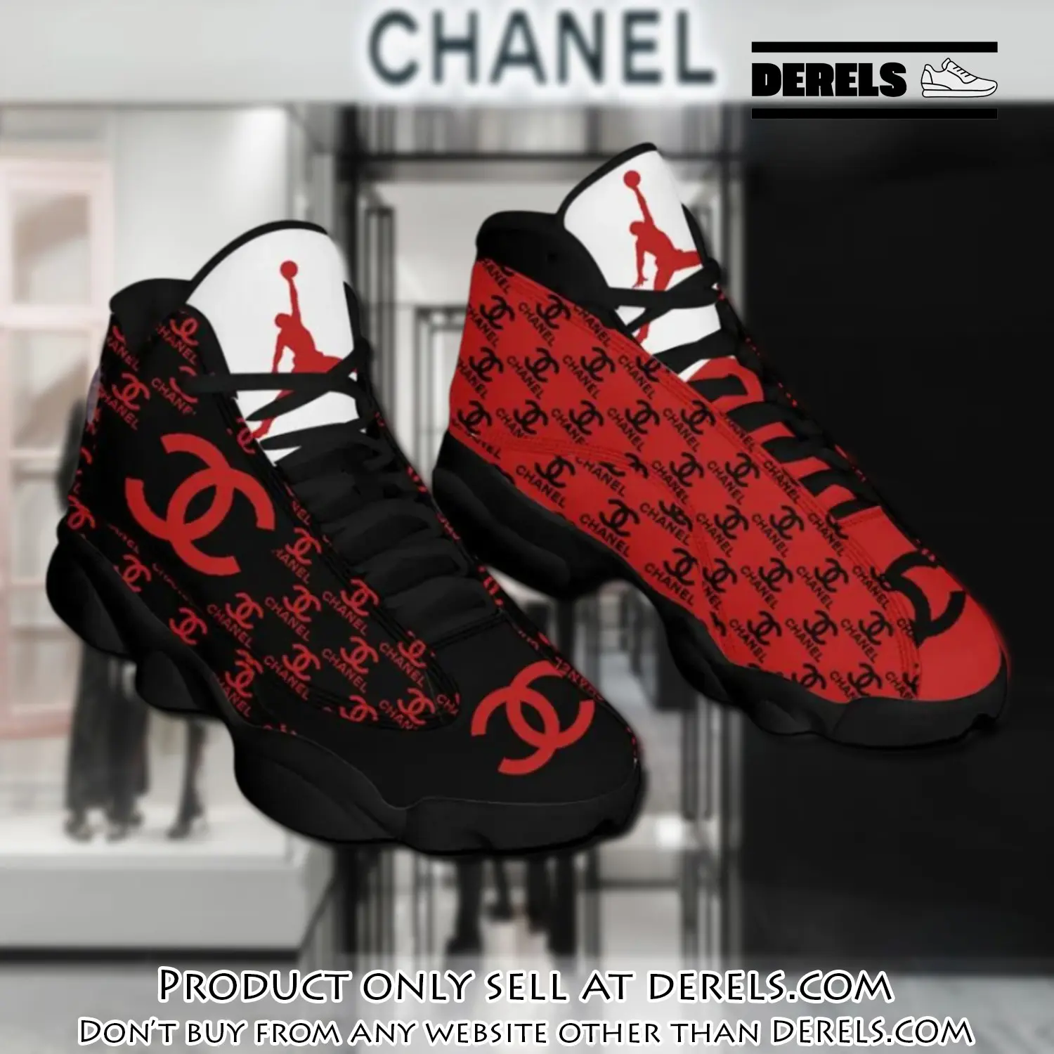 Chanel red air jordan 13 sneakers shoes chanel gifts for men women dr0954995